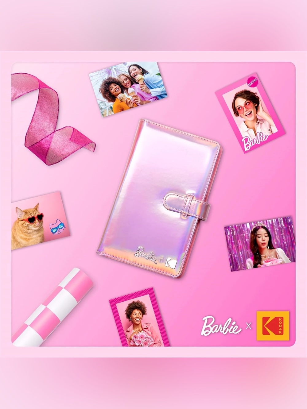 Barbie x Kodak Holographic Pink Photo Album